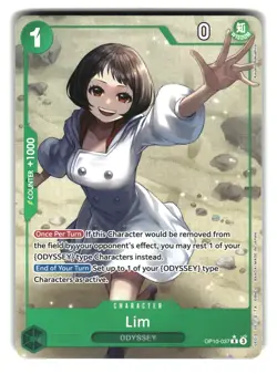 Lim OP10-037 R Alt Art One Piece Card - Image 1