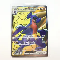 Pokemon TCG Cynthia's Garchomp EX 204 SVP Scarlet & Violet Promo Card - Image 1
