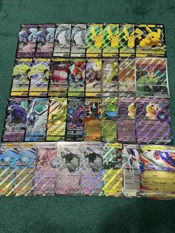32 Jumbo Pokemon Cards Oversized EX V IR Lot - Great Gift Display Set - Image 1