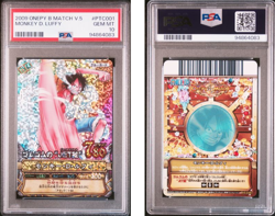 PSA10 ONEPY BERRY MATCHI V.5 MONKEY D. LUFFY Japanese One Piece Card 2009 PTC001 - Image 1