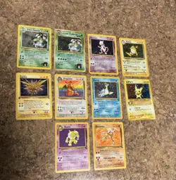 Vintage Pokemon Card Lot Lp-Mp Rare Cards And Holos - Image 3