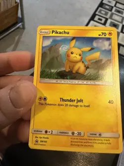 Pokemon Pikachu SM183 SM Promo Holo Basic English Card - Image 1
