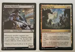 MTG: Windcrag Siege, & Pitiless Plunderer cards - Image 1