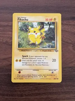 Pokemon Card - Pikachu - #60/64 - Jungle Set - LP - Image 1