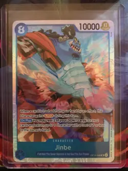 One Piece Card Game TCG - Jinbe OP14-049 SR English Holo - Image 1
