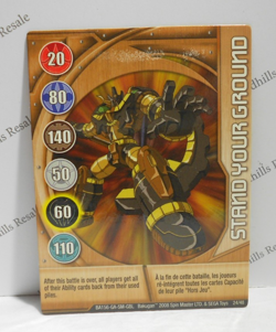 Bakugan Card - Stand Your Ground - Copper Gate Card - BA156 - 24/48 - 2008 - Image 1