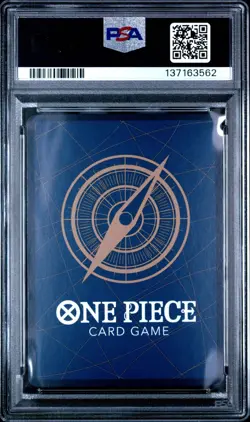 2023 ONE PIECE PREMIUM CARD 25TH ANNIVERSARY #001 MONKEY D LUFFY EN PSA 10 - Image 2