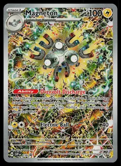 Pokemon Card - Magneton Scarlet & Violet Promo 159 Holo Illustration Rare - Image 1