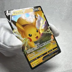Pokemon Pikachu V Full Art Holo Ultra Rare 043/185 Vivid Voltage TCG Card - Image 1
