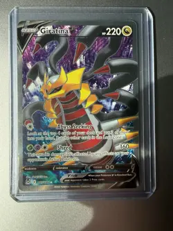 Pokemon TCG Lost Origin Giratina v Full Art Ultra Rare Card 185/196 - Image 1