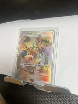 Pokemon Trainer Mallow Full Art Holo Card Sm-Guardians Rising 145/145 - Image 3