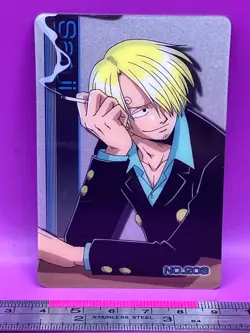 Sanji 203 One Piece King of Pirates Gummy Card 2004 BANDAI TCG Japanese #299 - Image 1
