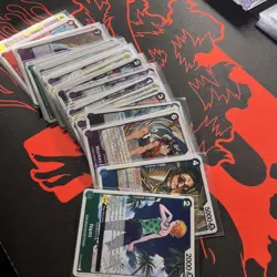 One Piece Card Rare Foil Lot (50x) OP01 - OP10 Mixed, All NM - Image 1