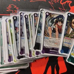 One Piece Card Rare Foil Lot (50x) OP01 - OP10 Mixed, All NM - Image 3