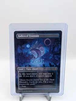 Hallowed Fountain #347 (Borderless) Lorwyn Eclipsed Magic the Gathering - Image 2