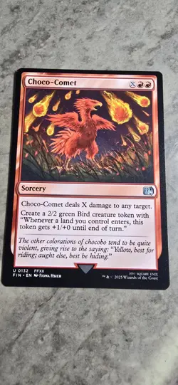 Choco-Comet Final Fantasy Regular Sorcery Uncommon MTG NM - Image 1