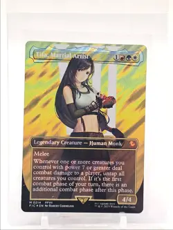 TIFA, MARTIAL ARTIST 2025 MTG FINAL FANTASY SURGE FOIL MYTHIC RARE A Q6095 - Image 1