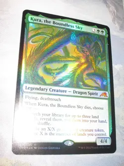 Kura, the Boundless Sky MTG x1 FOIL Kamigawa: Neon Dynasty NEO NM Pack Fresh! - Image 1