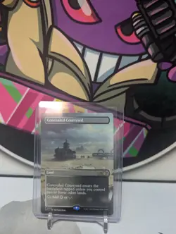 Concealed Courtyard (BORDERLESS) #302 | NM | OTJ | Magic MTG - Image 1