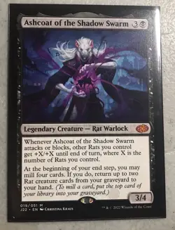 Ashcoat of the Shadow Swarm MTG Jumpstart 2022 Near Mint Condition - Image 1