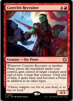 Magic the Gathering Coercive Recruiter The Lost Caverns of Ixalan Commander MTG - Image 1