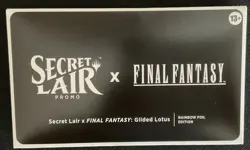 Final Fantasy Magic the Gathering Secret Lair ENGLISH Gilded Lotus Rainbow Foil - Image 1