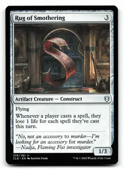 Rug of Smothering #336 Commander Legends: Battle for Baldur's Gate - Image 1