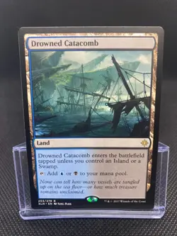 MTG Drowned Catacomb - Ixalan NM/Reg English - Image 1