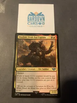 Mauhur, Uruk-hai Captain - NM MTG LTR - The Lord Of The Rings 0214 - Image 1