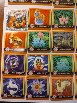 1999 Pokemon Stickers Artbox Lot of 50 - Image 2