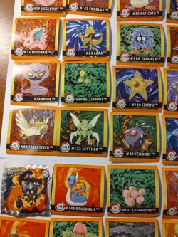 1999 Pokemon Stickers Artbox Lot of 50 - Image 5