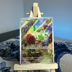 Pokemon TCG Sprigatito Scarlet & Violet Paldea Evolved Holo Card 196/193 NM - Image 1