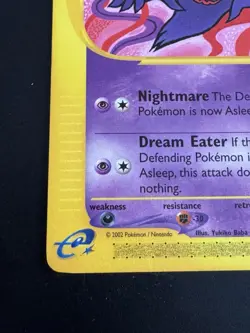 Pokemon TCG Expedition Base Set Haunter Card 80/165 Regular - Image 2