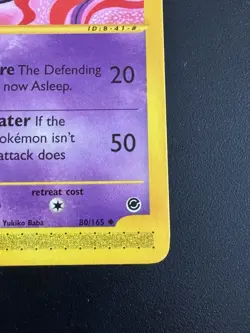 Pokemon TCG Expedition Base Set Haunter Card 80/165 Regular - Image 5