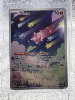 Pokemon TCG Minior Card Holo Illustration Rare, Paradox Rift 201/182 - Image 1