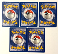 Team Rocket 1st Edition Vintage Pokemon TCG Card Lot (5) Common Uncommon - Image 2