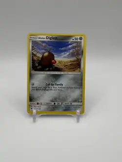 2018 Pokemon TCG - Sun & Moon SM Lost Thunder Alolan Diglett 122/214 - Image 1