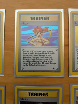 Pokemon WOTC Gym Heroes/Challenge Unlimited Lot - All 8 Trainer Holos! NM/LP - Image 4