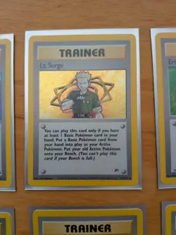 Pokemon WOTC Gym Heroes/Challenge Unlimited Lot - All 8 Trainer Holos! NM/LP - Image 5