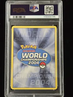 2004 Pokemon Tcg Pokemon Promo Fan Club World Champ Rocky Beach #130 Psa 10... - Image 3