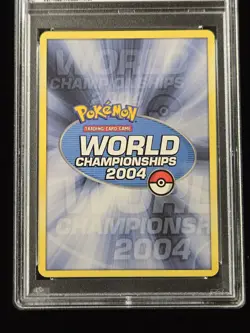 2004 Pokemon Tcg Pokemon Promo Fan Club World Champ Rocky Beach #130 Psa 10... - Image 5