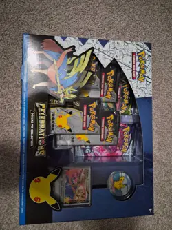 Pokemon TCG Zacian Lv X Celebrations Deluxe Pin Collection Box Factory Sealed - Image 1