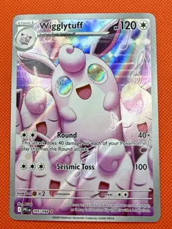 Pokemon TCG Wigglytuff 105/94 Phantasmal Flames Illustration Rare - Image 1