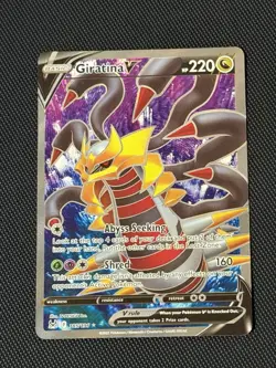 Giratina V 185/196 Pokemon TCG: Lost Origin Near Mint (NM) Full Art - Image 1