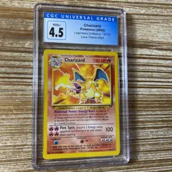 CGC 4.5 VG-EX+ Charizard 3/110 Legendary Collection 2002 Pokemon Lava Theme Deck - Image 1