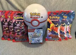 2025 Factory Sealed Pokemon Booster Bundle Lot 15 Booster Packs In Total - Image 1