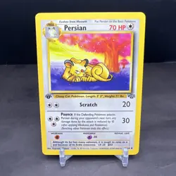 Pokemon 1st Edition Jungle Persian 42/64 NS1 - Image 1