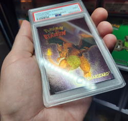 🔥 PSA 9 MINT - 2000 Danone Pokemon Stadium Shiny Gold #2 CHARIZARD 🐉 Pop: 11 - Image 2