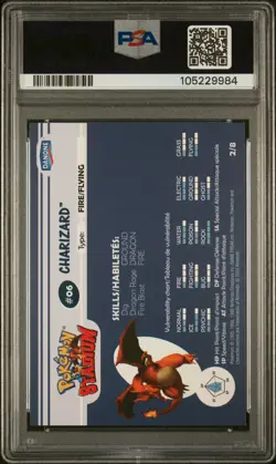 🔥 PSA 9 MINT - 2000 Danone Pokemon Stadium Shiny Gold #2 CHARIZARD 🐉 Pop: 11 - Image 5