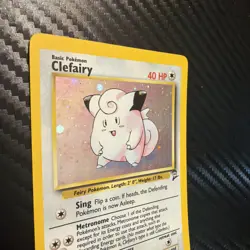 Clefairy 006/130 Base Set 2 Holo Rare Pokemon TCG Vintage - Image 2